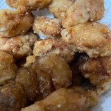 片栗粉で作る美味しい鶏唐揚げ　フライパンで